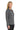 Right View of Steel Grey Port Authority Women's Silk Touch Performance Long Sleeve Polo. L540LS plain