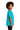 Right View of Tropical Blue Gildan - Youth Heavy Cotton 100% Cotton T-Shirt. 5000B plain