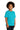 Right View of Tropical Blue Gildan - Youth Heavy Cotton 100% Cotton T-Shirt. 5000B plain