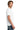 Right View of White Gildan 100% Ring Spun Cotton T-Shirt. 980 plain