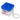 Royal Blue Push Pop Charging Cable with Keyring & Screen Cleaner