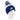ROYAL BLUE Two-Tone Knit Pom Beanie With Cuff  grouped