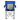 ROYAL BLUE WITH BLACK Mesh Folding Chair With Carrying Bag plain grouped