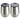 Silver Onyx 12 oz Stainless Steel/Polypropylene Wine Goblet plain