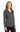 Steel Grey Port Authority Women's Silk Touch Performance Long Sleeve Polo. L540LS plain