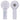 White Easy Breeze Rechargeable Hand Fan