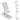White Ellipse 360 Degree Rotation Heavy Duty Phone Stand plain