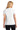 White Gildan Women's Heavy Cotton 100% Cotton T-Shirt. 5000L plain
