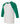 White/ Kelly Three-Quarter Sleeve Baseball Tee - 3200
