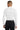 White Port Authority Silk Touch Performance Long Sleeve Polo. K540LS plain