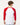White/ Red Raglan Three-Quarter Sleeve Baseball T-Shirt - 5540