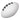 White Small Football Stress Reliever plain