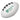White Small Football Stress Reliever