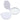 White Ultra Thin Pocket Mirror plain