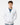 White Unisex Zipper Fleece Hoodie - 3331