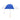 WHITE WITH BLUE 60" Arc Golf Umbrella plain grouped