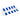 WHITE WITH BLUE Seaside Beach Towel plain grouped