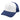 WHITE WITH NAVY BLUE Convoy Trucker Cap plain grouped