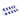 WHITE WITH NAVY BLUE Seaside Beach Towel plain grouped