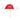 WHITE WITH RED 60" Arc Golf Umbrella  grouped
