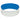 WHITE WITH ROYAL BLUE 1" Silicone Bracelet plain grouped