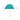 WHITE WITH TEAL 60" Arc Golf Umbrella  grouped