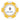 Yellow/White Ahead Poker Chip with Ball Marker